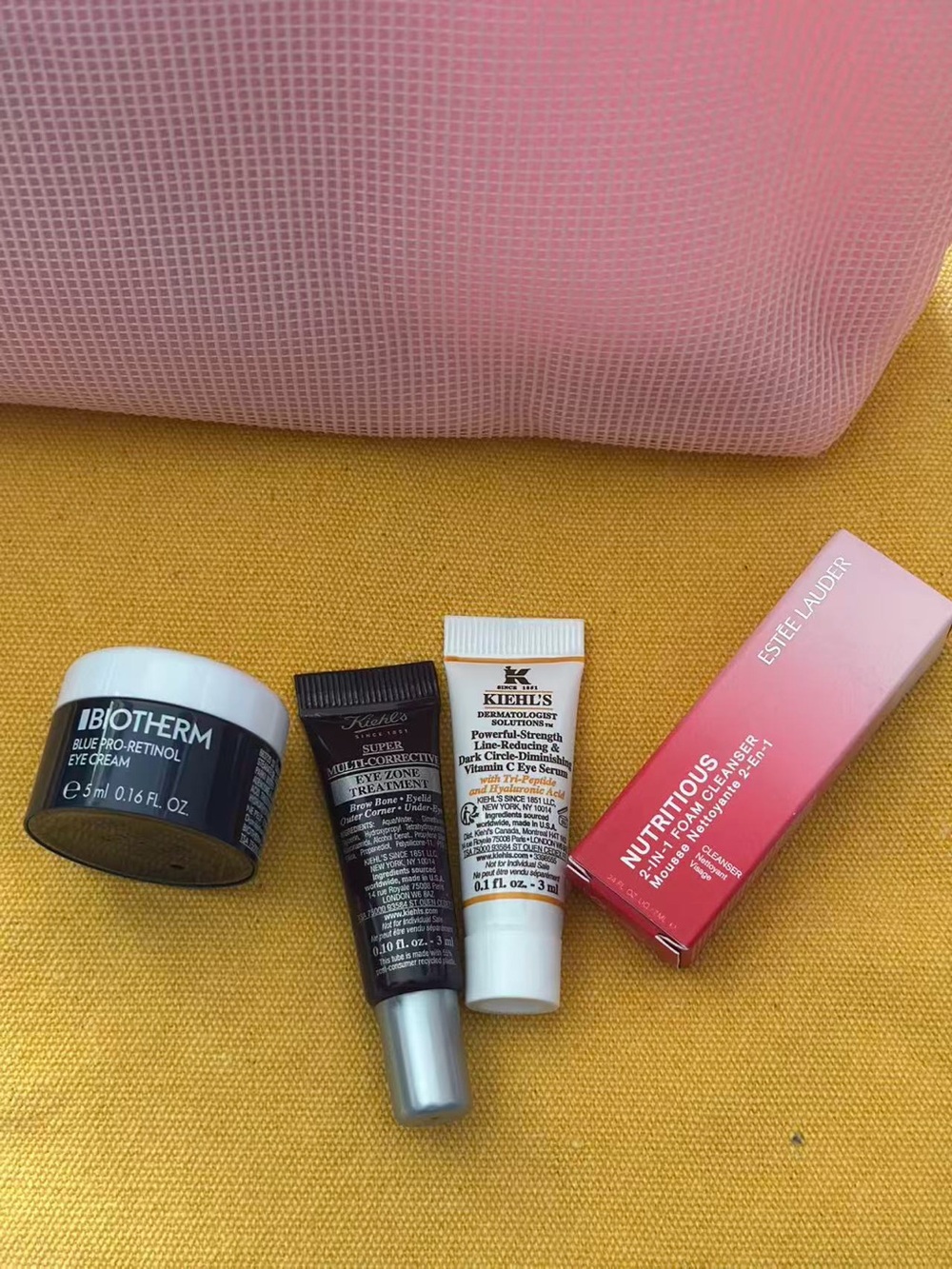 Assorted Skincare Set with Pink & Black Packaging
